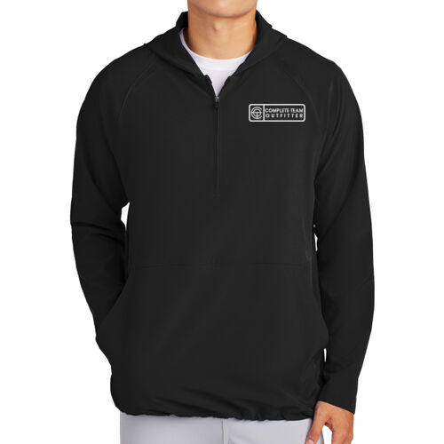 Sport-Tek® Repeat 1/2-Zip Long Sleeve Hooded Jacket Thumbnail