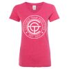 Women’s Glitter V-Neck T-Shirt Thumbnail