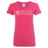 Women’s Glitter V-Neck T-Shirt Thumbnail